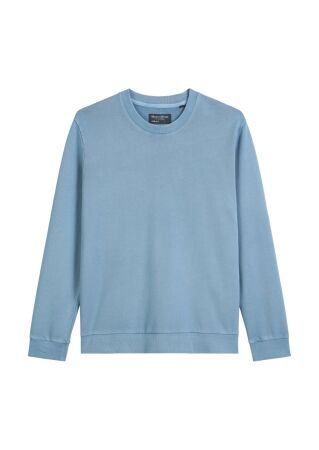 Sweatshirt, long sleeve, ribbed cre