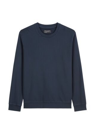 Sweatshirt, long sleeve, ribbed cre