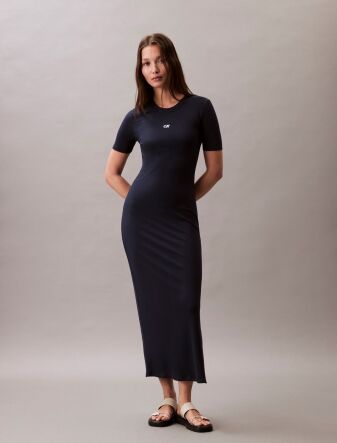 A - MODAL RIB SS DRESS