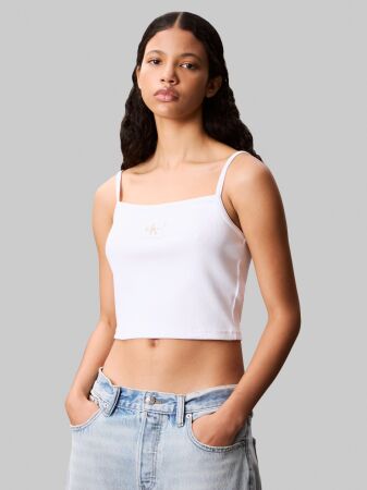 A- WOVEN LABEL RIB CAMI