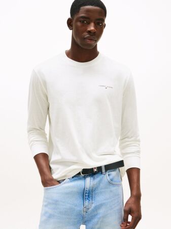 TJM SLIM CHEST LINEAR LS TEE EXT