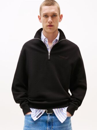 TJM RLX WAFFLE SCRIPT QRTR ZIP