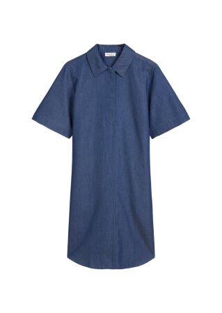 Dress, short length, shirt style, c