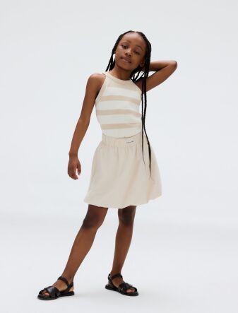 BUBBLE HEM SKIRT