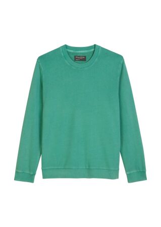 Sweatshirt, long sleeve, ribbed cre