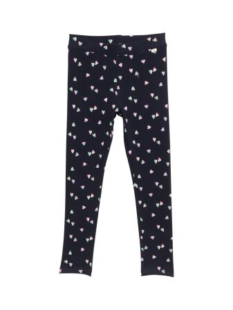 all over printed rib leggings