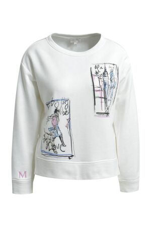 ROUND NECK SWEATSHIRT W/ AW SLITS 1