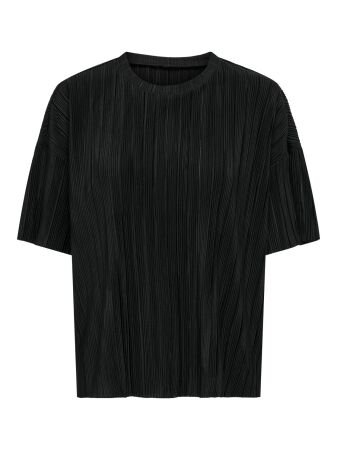 CARRAVENNA S/S PLISSE TOP JRS NOOS