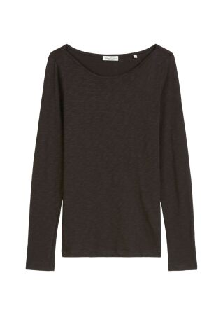 T-shirt, long sleeve, boat neck