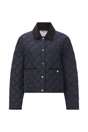 Padded Jacket with Corduroy Collar