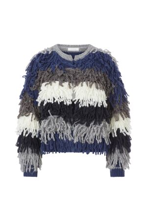 Shaggy Open Edge Cardigan
