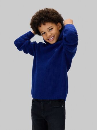 RIB KNIT HOODIE
