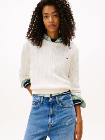 TJW CABLE ESSENTIAL SWEATER