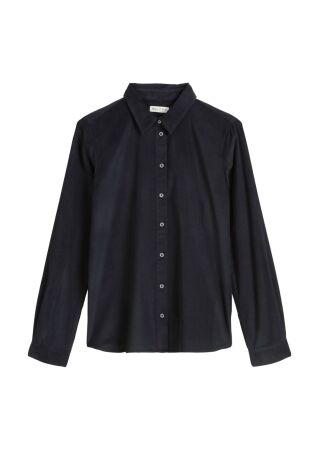 Blouse, kent collar, long sleeve, c