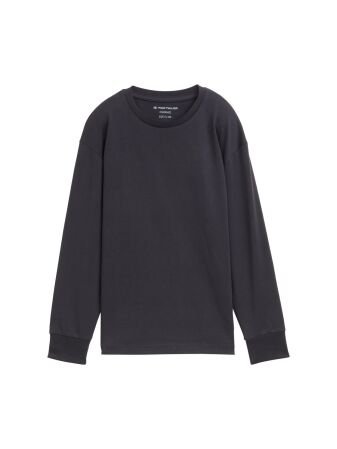 oversize basic badge longsleev