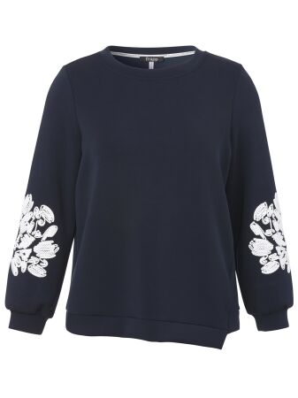 Sweatshirt Rundhals 3/4 Arm