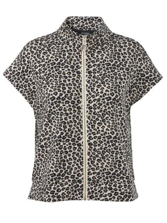 Weste Kragen Zipper