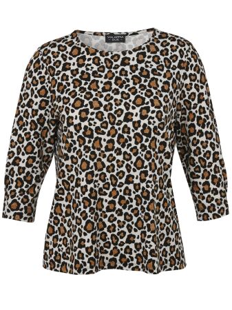 T-Shirt Rundhals 3/4 Arm Druck