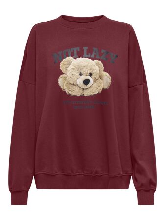 ONLBILA L/S BEAR O-NECK SWT