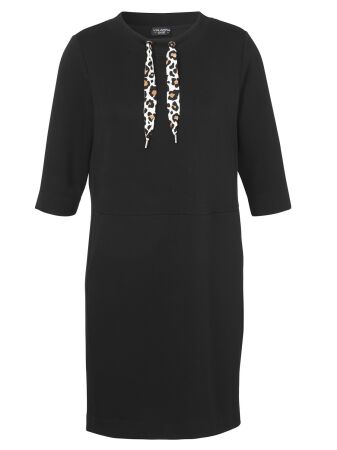 Kleid Stehkragen 3/4 Arm
