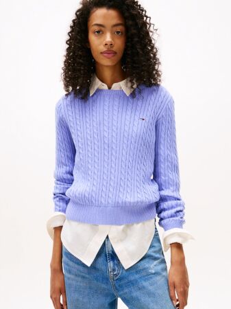 TJW CABLE ESSENTIAL SWEATER