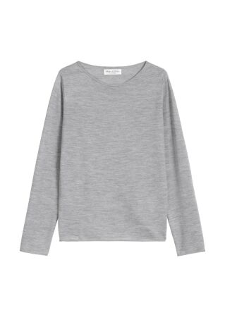 Pullover, longsleeve, boat neck