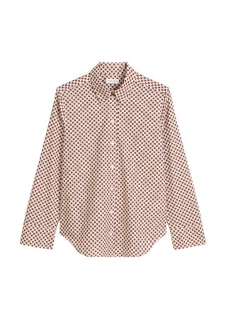 Blouse, casual fit, a-shape, longsl
