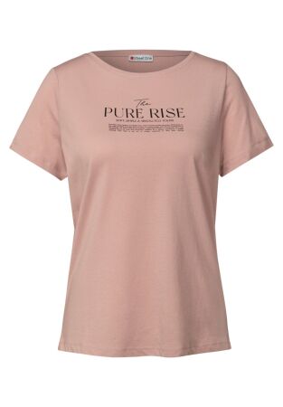 basic wording print shirt
