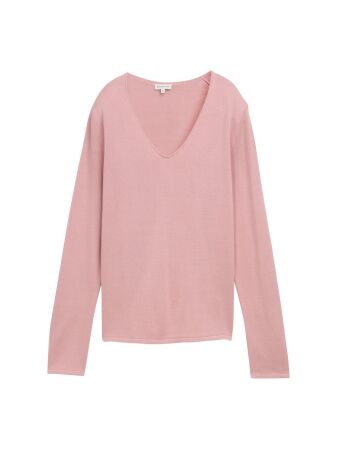 sweater basic v-neck