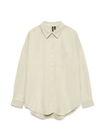 VMSANNE COURDEROY LS SHIRT WVN NOOS