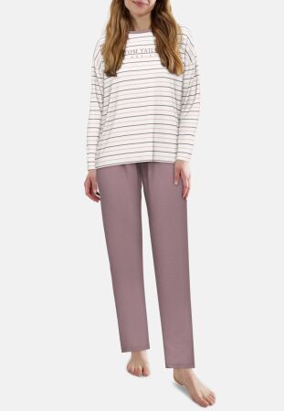 Pyjama, Rundhals, offen