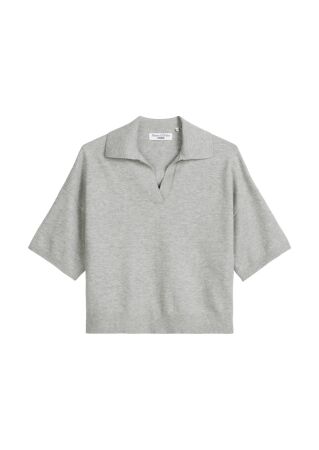 Knit Polo Pullover, Shortsleeve, V-