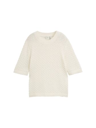 knit open structured shortslee