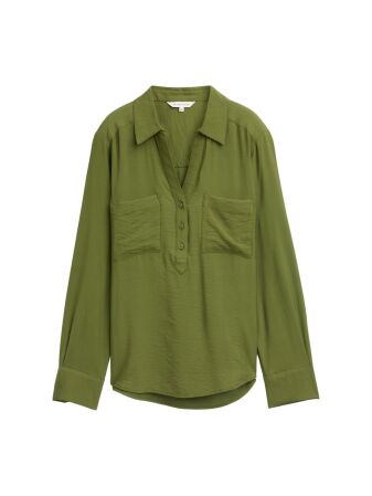blouse structured solid