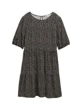 viscose tiered dress