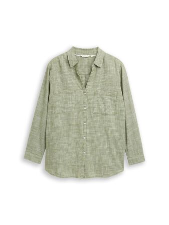 blouse with slub structure