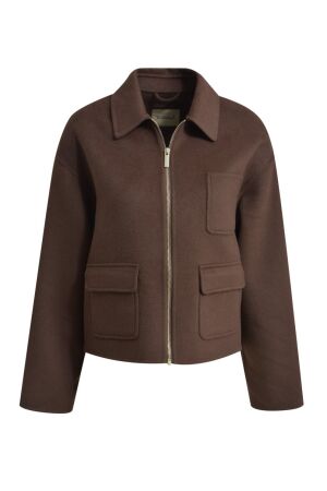ZIPPER SHORT JACKET