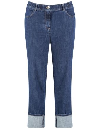 HOSE JEANS VERKUERZT