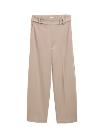 cropped straight leg pants