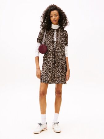 TJW TIE DETAIL MINI DRESS