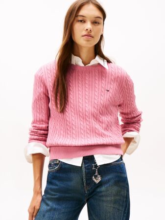 TJW CABLE ESSENTIAL SWEATER