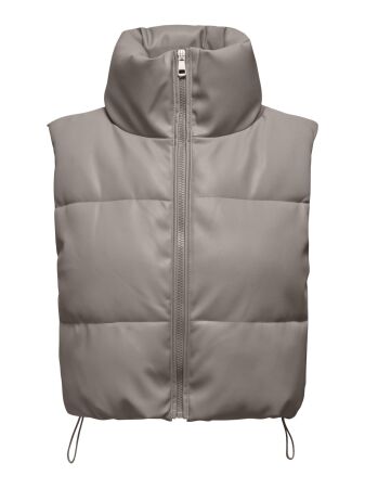ONLELSIE FAUX LEATHER WAISTCOAT CC