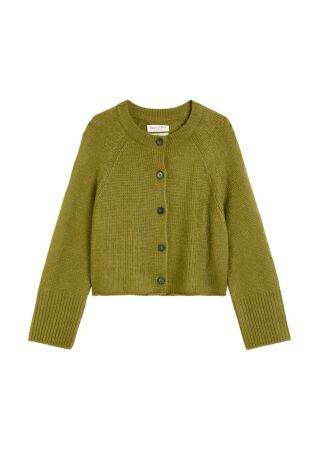 Cardigan, longsleeve, roundneck