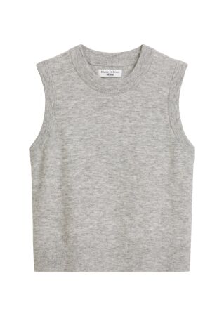 Knit Pullunder, Sleeveless