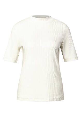 LTD QR rib turtle neck shirt