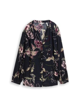 blouse printed longsleeve