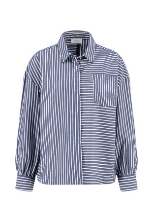 BLOUSE ASYM STRIPE