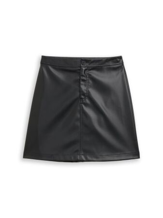 mini fake leather skirt