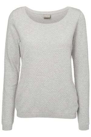 VMCARE STRUCTURE LS O-NECK BLOU NOO