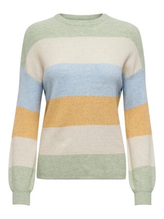 ONLATIA L/S STRIPE PULLOVER KNT NOO